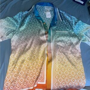 Chemise Casablanca monogram dégradé